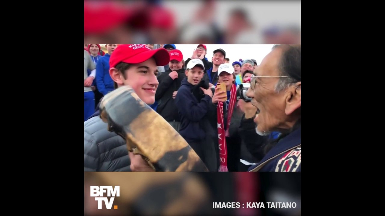 Des lycéens catholiques se moquent d’Amérindien...