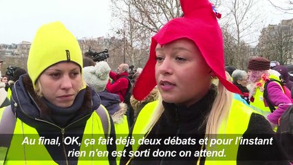 Nouvelle mobilisation de femmes "gilets jaunes" à Paris