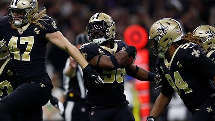 Tip-drill INT! Demario Davis grabs pick after Gurley's drop