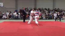 Alessio de Montis (Judo Club Grand-Hornu) vs Tommy Lee Callens (Koga Mouscron) en U21 -73kg au Provincial jeunes 2019 (par Simon Barzyczak)