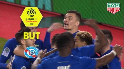 But Ludovic AJORQUE (12ème) / AS Monaco - RC Strasbourg Alsace - (1-5) - (ASM-RCSA) / 2018-19