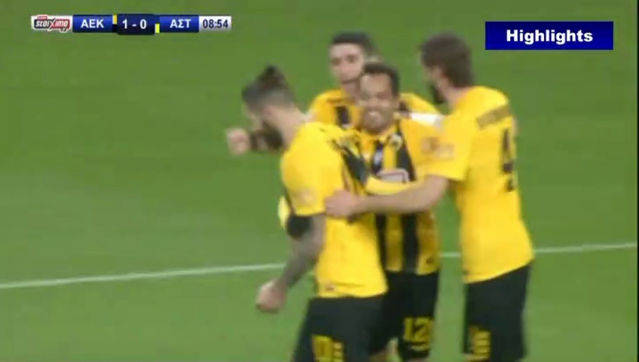 AEK 3-0 Asteras Tripolis - All Goals 20.01.2019