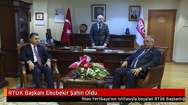 RTÜK Başkanı Ebubekir Şahin Oldu