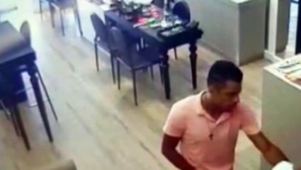 Assalto a relojoaria no Centro é flagrado por câmeras de segurança