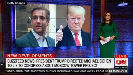 Buzzfeed News: President Trump directed Michael Cohen to lie to congress about Moscow Tower project. #Moscow #BuzzfeedNews #News #DonaldTrump #CNN #RussiaProbe