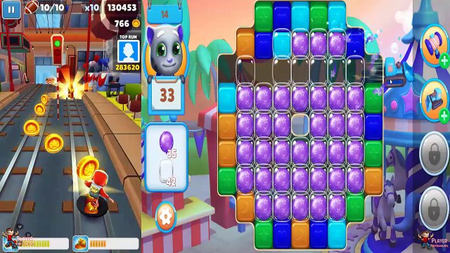 Talking Tom Fun Fair Vs Subway Surfers 2019 Atlanta - Jake Star Outfit - Gameplay Walkthrough﻿