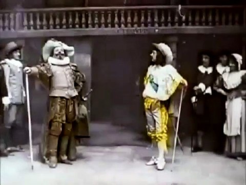 Cyrano de Bergerac (1900) - The 1st Movie w/ both Sound & Color - Clement Maurice | Edmond Rostand