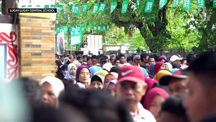 Bangsamoro Vote: Voters flock to Lugay-Lugay Central School