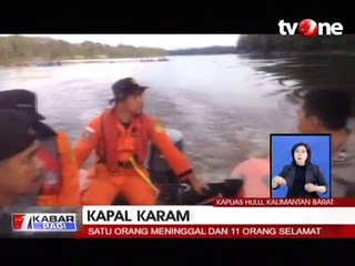 Kapal Karam di Sungai Kapuas, 12 Penumpang Hilang