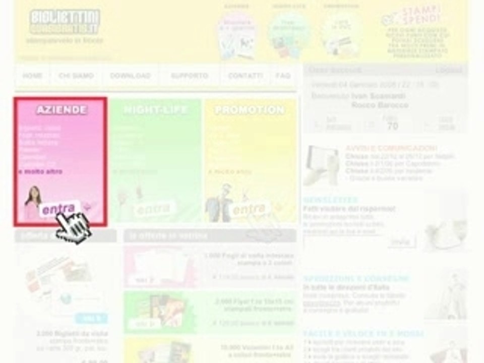 Supporto Bigliettiniquasigratis.it (STEP 2)
