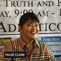 FALSE: Imee Marcos 'earned degree from Princeton'
