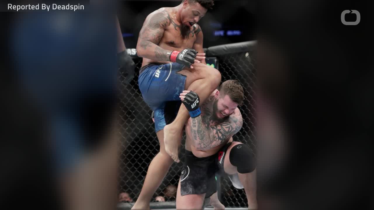 Greg Hardy S Dq D From First Ufc Fight Video Dailymotion