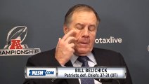 Bill Belichick Patriots vs. Chiefs AFC Championship Postgame Press Conference