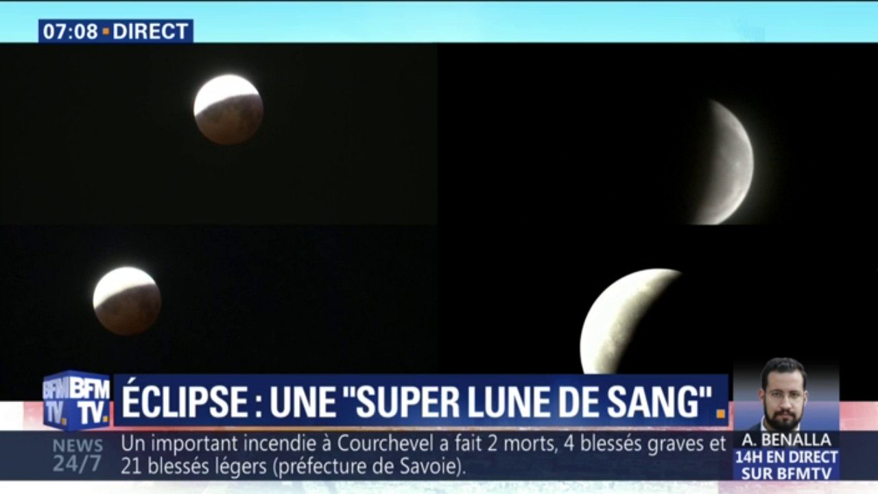 L'éclipse de Lune aperçue dans le monde entier