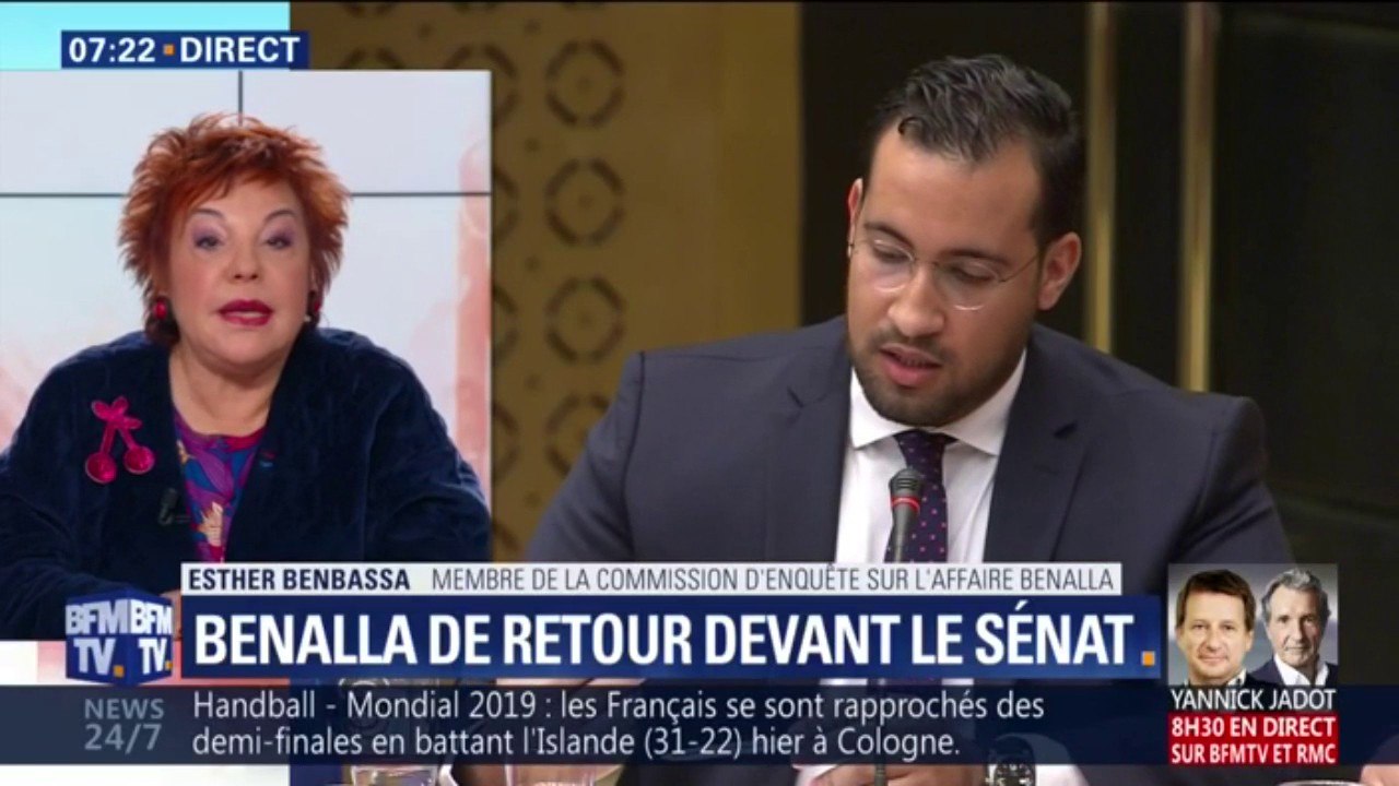 La sénatrice Esther Benbassa reconnaît qu'il sera "difficile" de poser des questions sur les passeports d'Alexandre Benalla