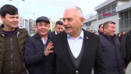 Binali Yıldırım Marmaray'da Vatandaşlarla Sohbet Etti