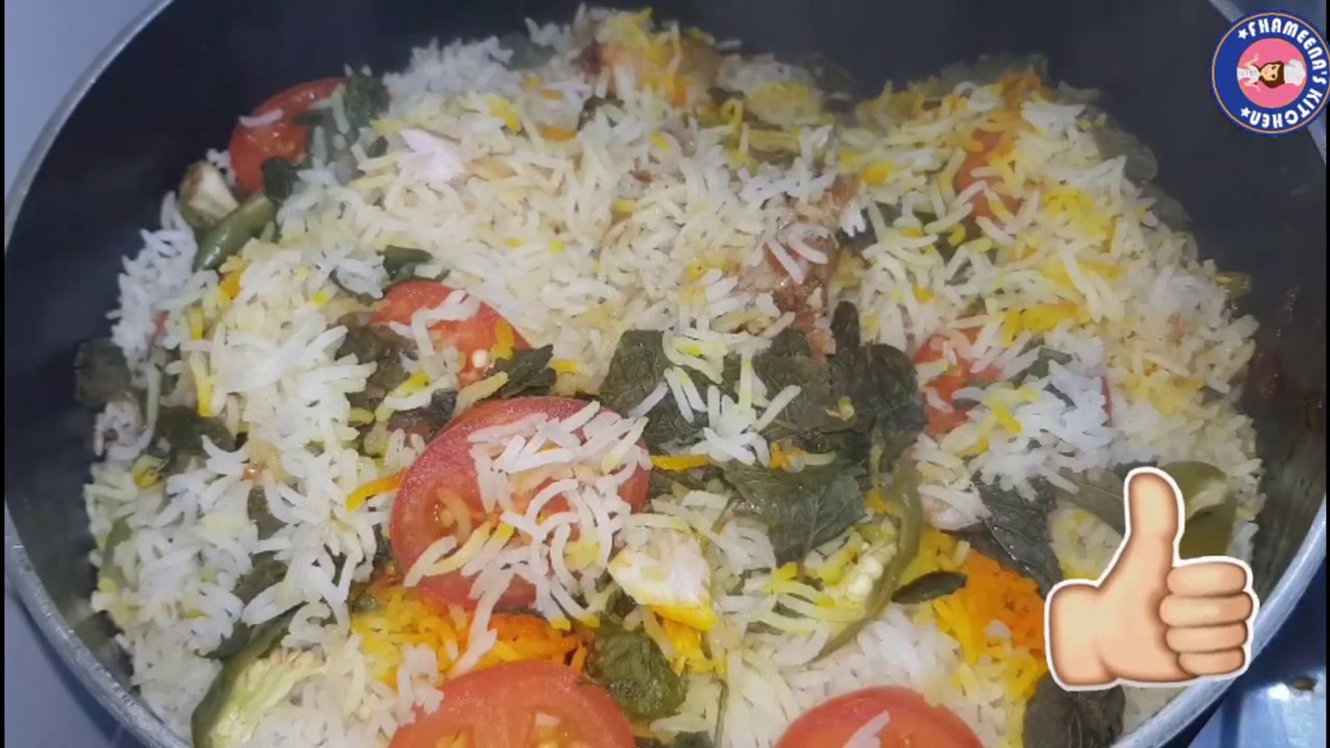 ⁣Fish biryani - homemade masala fish dum biryani - fish biryani recipe