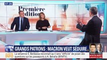 Grands patrons : Macron veut séduire