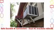 ALPINE HARDWARE Universal Window AC Support  Air Conditioner Bracket  Support Air