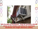 ALPINE HARDWARE Universal Window AC Support  Air Conditioner Bracket  Support Air