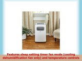 Midea Portable Air Conditioner with Dehumidifier  10000 BTU 7000 BTU Sacc for Rooms up