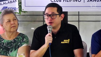 Senator Bam Aquino on lowering the age of criminal responsibility