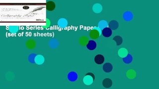 Studio Series Calligraphy Paper Pad (set of 50 sheets)