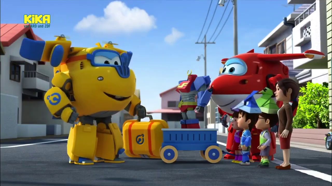 Super Wings DEUTSCH -  Papierfliegerei - Feuer im Wald