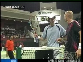 ATP Doha 2008 Davydenko - Murray Balle de match Murray