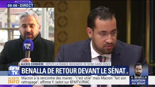 Benalla: Pour Alexis Corbière (LFI), il y a manifestement dans l'entourage du président des gens qui ont des pratiques inacceptables