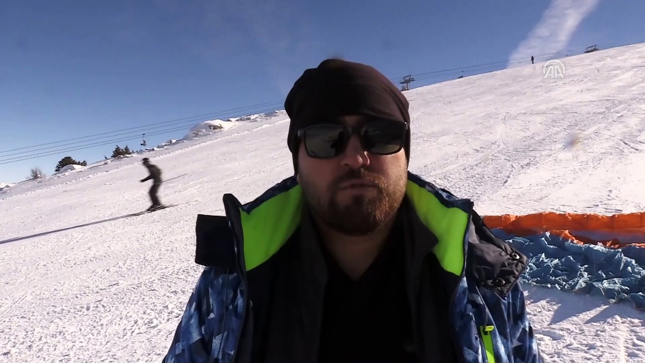 'Kış manzaralı' yamaç paraşütü - ERZİNCAN