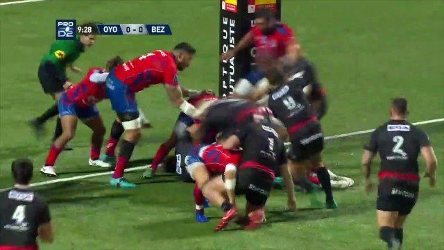 Résumé Oyonnax / Béziers - 18ème journée ProD2