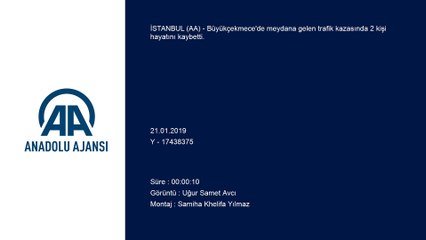 Büyükçekmece'de trafik kazası: 2 ölü - İSTANBUL