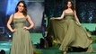 Kangana Ranaut looks ethereal in Eco-Friendly Green gown during a Ramp walk; Watch Video | FilmiBeat