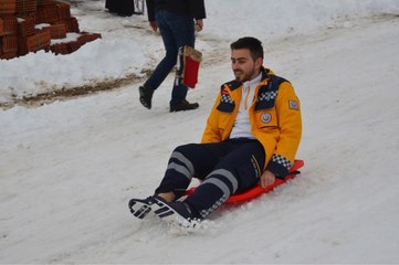 Kızak Festivali Renkli Görüntülere Sahne Oldu