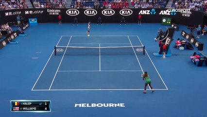 Williams et Halep se sont rendu coup pour coup : le résumé d'un super bras de fer