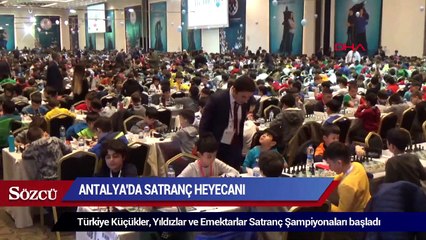 Antalya'da satranç heyecanı