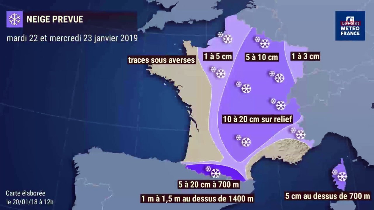 Météo : gare aux températures négatives et à la neige mardi !