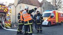 Manœuvre des sapeurs-pompiers