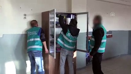 Yükümlüler okulların bakımını yapıyor - EDİRNE