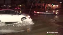 Heavy rain floods Southern California