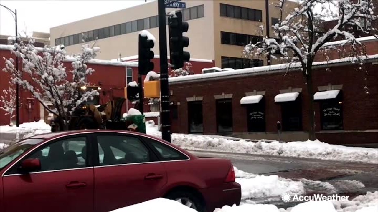 Cleanup begins after weekend storm unloads up t...