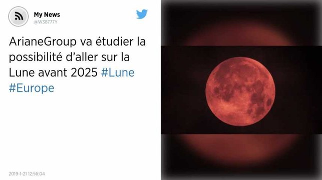 ArianeGroup va étudier la possibilité d’aller sur la Lune avant 2025