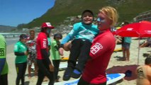 South Africans with disabilities take to the waves