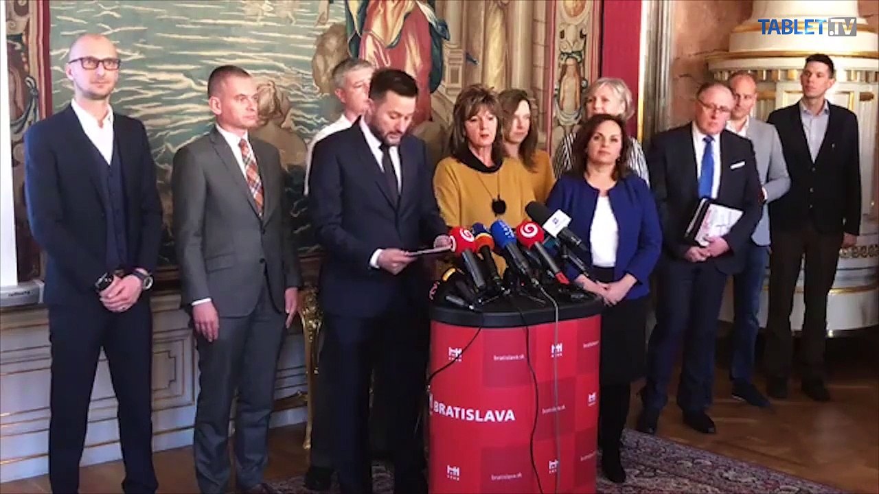 ZÁZNAM: TK primátora hlavného mesta SR Bratislavy Matúša Valla