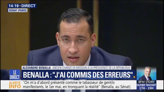 Alexandre Benalla refuse de répondre aux questions des sénateurs sur ses passeports mais affirme: Ils étaient à l'Élysée le 19 septembre