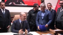 Bakan Soylu, Tahmazoğlu’nu tebrik etti