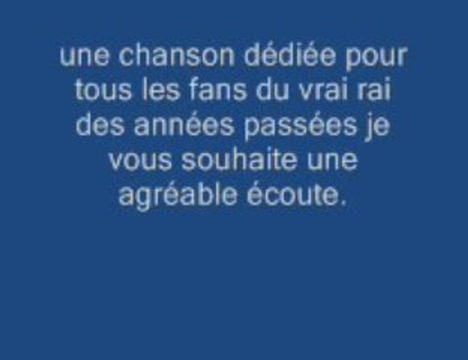 Cheb khaled les années rai