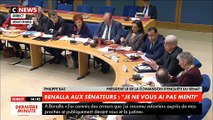 Moment de forte tension entre Alexandre Benalla et le sénateur Philippe Bas lors de son audition au Sénat cet après-midi - VIDEO