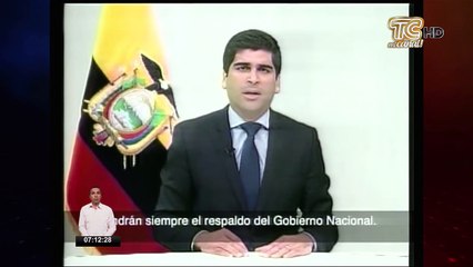 Download Video: Vicepresidente Otto Sonnenholzner llamó anunció acciones para reforzar la seguridad